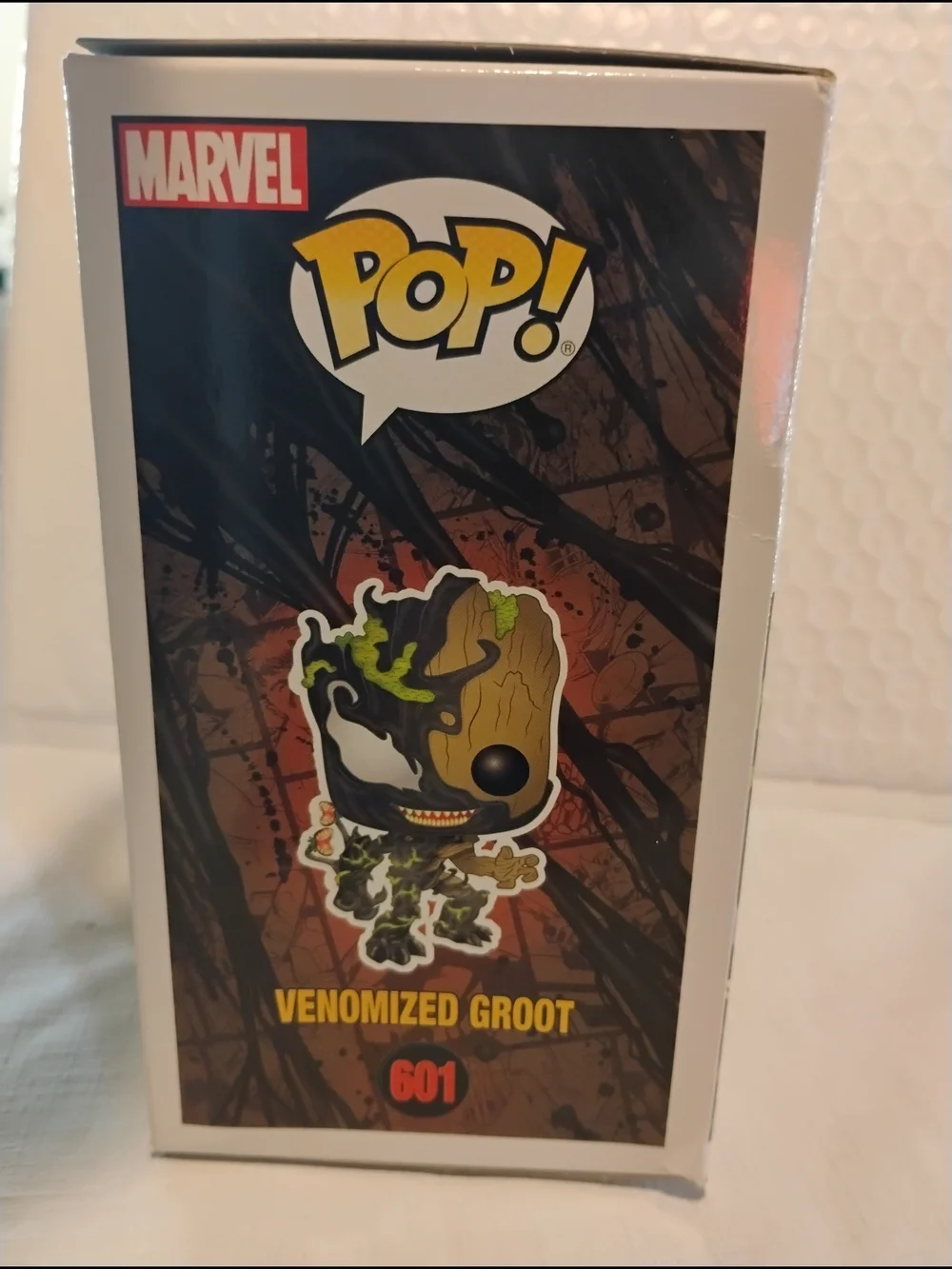 Funko POP! Venomized Groot #601 - Black & Brown Vinyl Figure